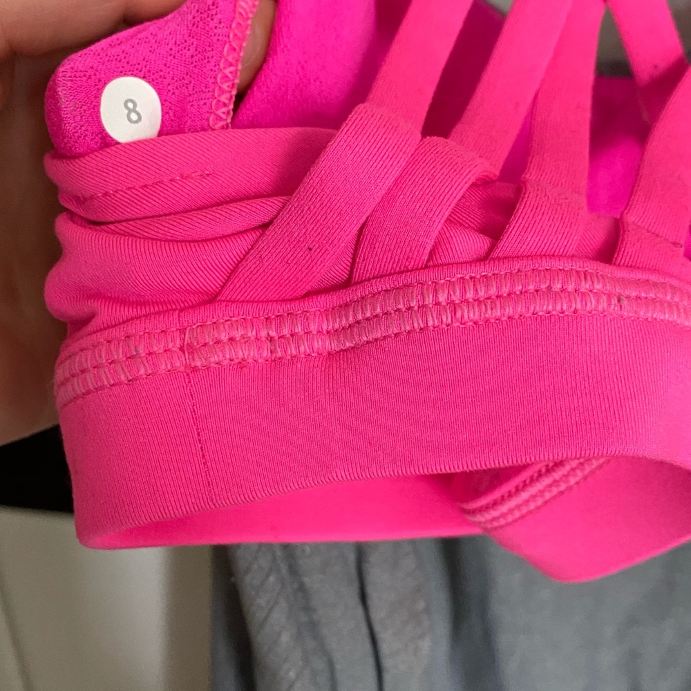 Lululemon flowy open back tank size 8